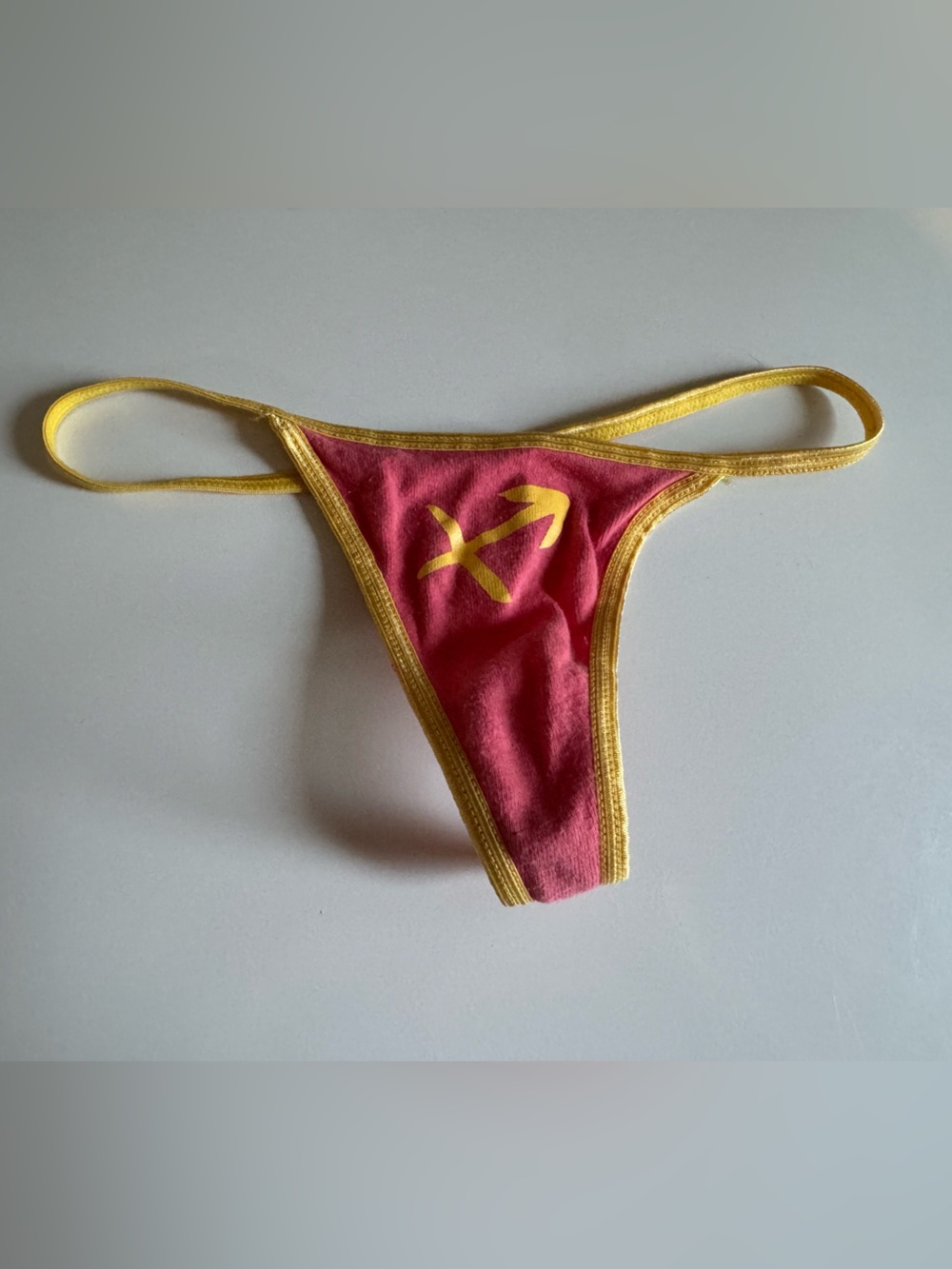 Vintage Y2K Juniors Horoscope Sagittarius Thong by Girl Wonder